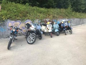 Bromfietsclub de Haels Angels foto